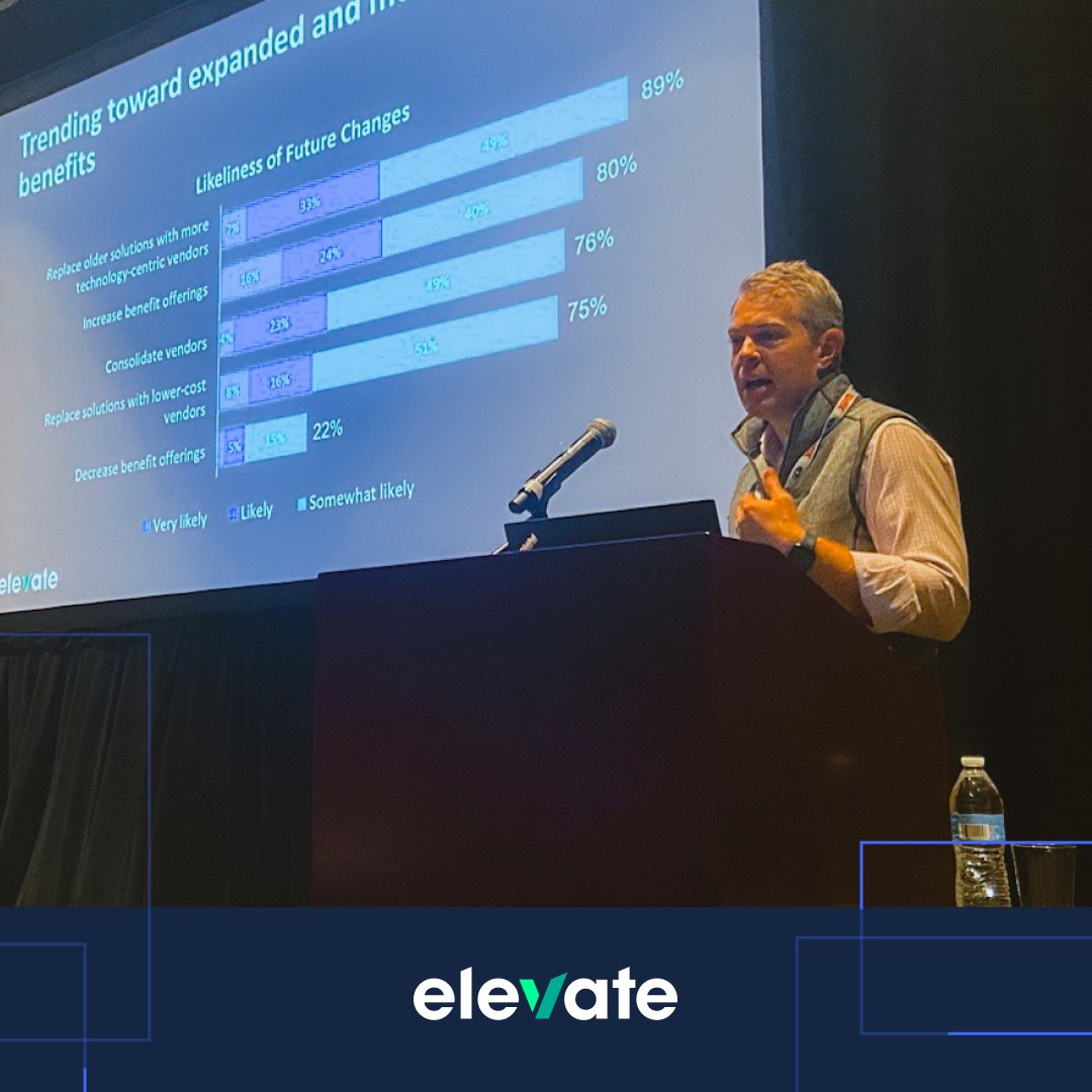 elevatedotinc's tweet image. We loved connecting with our clients, partners, and legal &amp;amp; compliance authorities at @GoECFC! Brian Cosgray's insights on modernization trends and employer perceptions were both inspiring and captivating…

Full report: bit.ly/3SWJ8eR 

#GoECFC