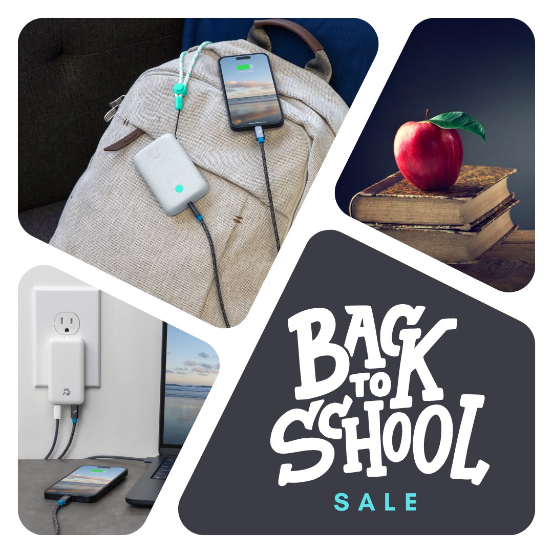 nimbleforgood's tweet photo. #PowerYourSemester ⚡️with 25% OFF SITEWIDE. Now thru 8/26.

Head to https://t.co/6aeF2XsnSo &amp; use code: SEMESTER at checkout.

A+ tech accessories to help you plug in, power up &amp; perform!

#TechForGood 🌎
#BackToSchool 📚 https://t.co/z3FxZdgMwZ