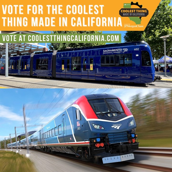 Marc Buncher (@marc_buncher) on Twitter photo What's the coolest thing made in California? It has to be our <a href="/SiemensMobility/">Siemens Mobility</a> rail vehicles made by our team of more than 2,500 people in Sacramento! Head to this link to vote for the coolest thing made in the Golden State: sie.ag/7DF4Jz What's the coolest thing made in California? It has to be our <a href="/SiemensMobility/">Siemens Mobility</a> rail vehicles made by our team of more than 2,500 people in Sacramento! Head to this link to vote for the coolest thing made in the Golden State: sie.ag/7DF4Jz