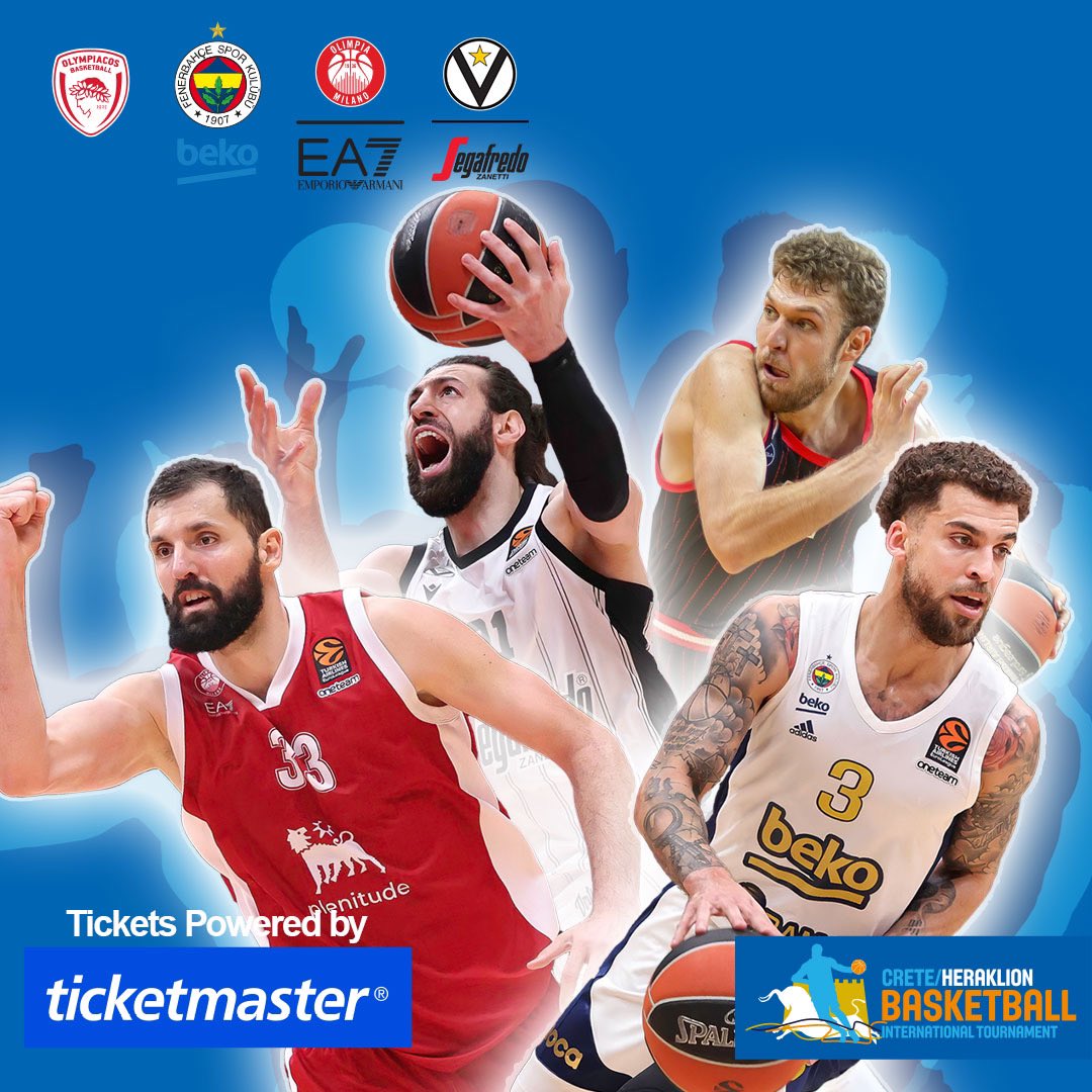 CreteIBT's tweet photo. 𝐓𝐢𝐜𝐤𝐞𝐭𝐬 𝐨𝐧 𝐬𝐚𝐥𝐞!

Προμηθευτείτε τα εισιτήριά σας μέσα από το επίσημο site https://t.co/YyXcfra6iP σε αποκλειστική συνεργασία με την @Ticketmaster_GR

Εισιτήρια ημέρας (2 αγώνες) από 20€!

20% έκπτωση για τα εισιτήρια για τις δυο μέρες!

50% ΕΚΠΤΩΣΗ για τα παιδιά! https://t.co/b3YdkmoNjN