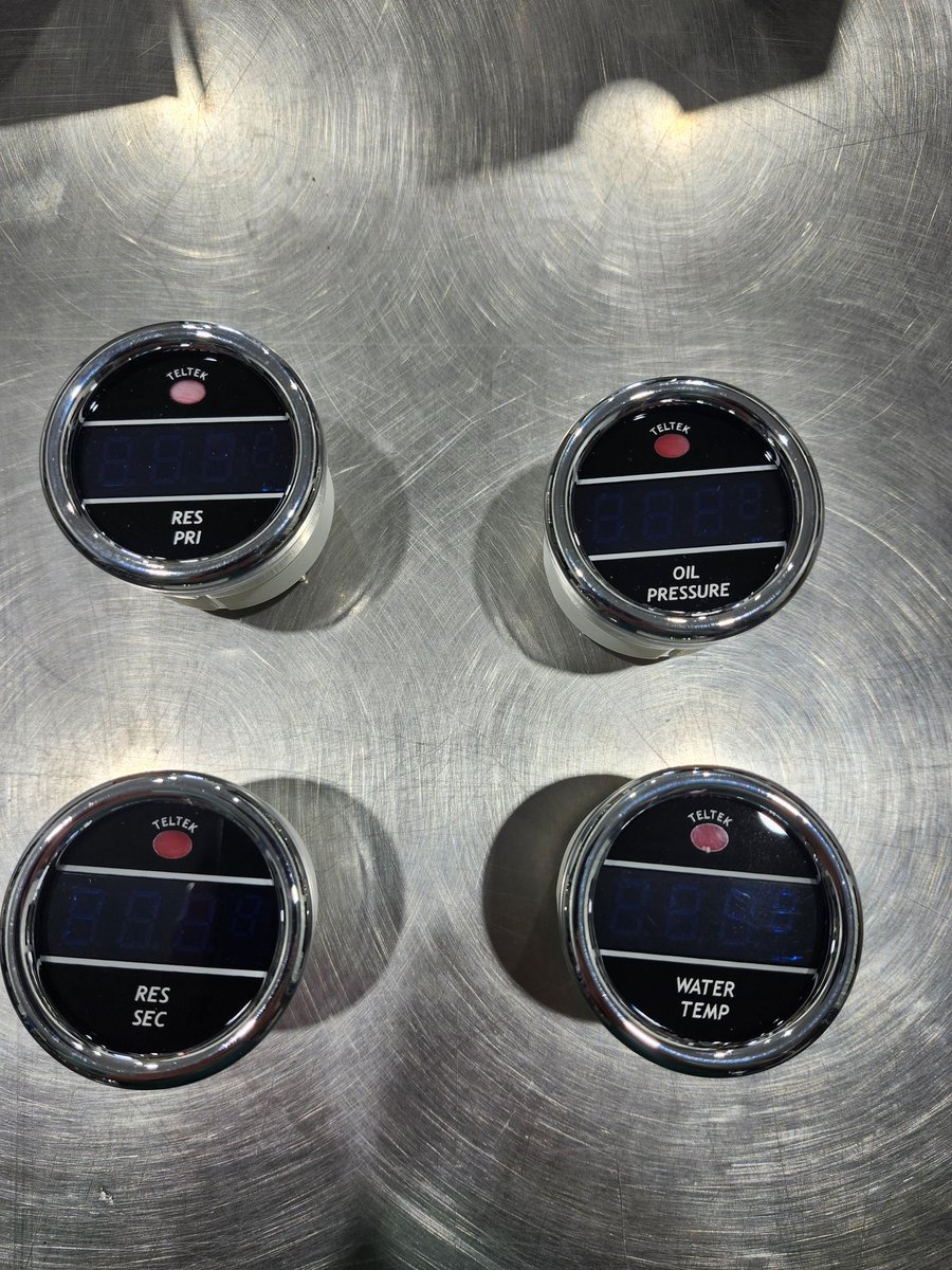 Teltek gauges on sale for the rest of August on in stock items. Save 10%. We have blue and red colors in stock and several options to meet your needs.