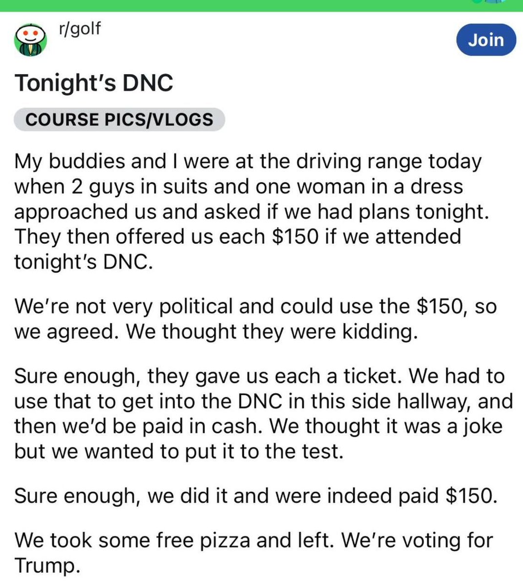 JackStr42679640's tweet photo. 💢 Bahahaha 😂🤣😁 DNC - The jokes on them! 🤣 

Ginger https://t.co/DnYaVXpH9X