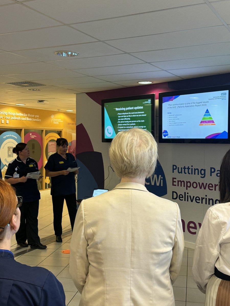ED and MAU presentations at stand up today focus on improving patient care and experience using #UHCWi methodologies. ED Sickle cell patient pathway and MAU MDT communication board round.
Well done Liz, Davina, Fiona &amp; Roxy.🥳
#teamEM #BetterNeverStops