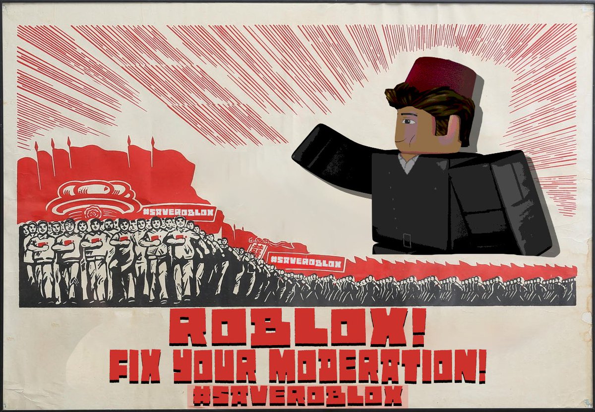 CircassianTurk's tweet photo. #SAVEROBLOX @Roblox fix your terrible moderation and think your players https://t.co/WBPnpWUN9E