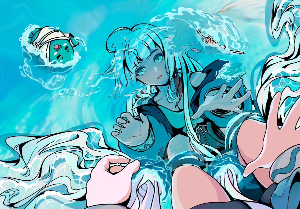 Save that Beanz, it's about to drown!!!🤪
#MizukiArtContest 
<a href="/Azuki/">Azuki</a> <a href="/arbitrum/">Arbitrum</a> <a href="/ThankArbitrum/">Thank ARB</a>