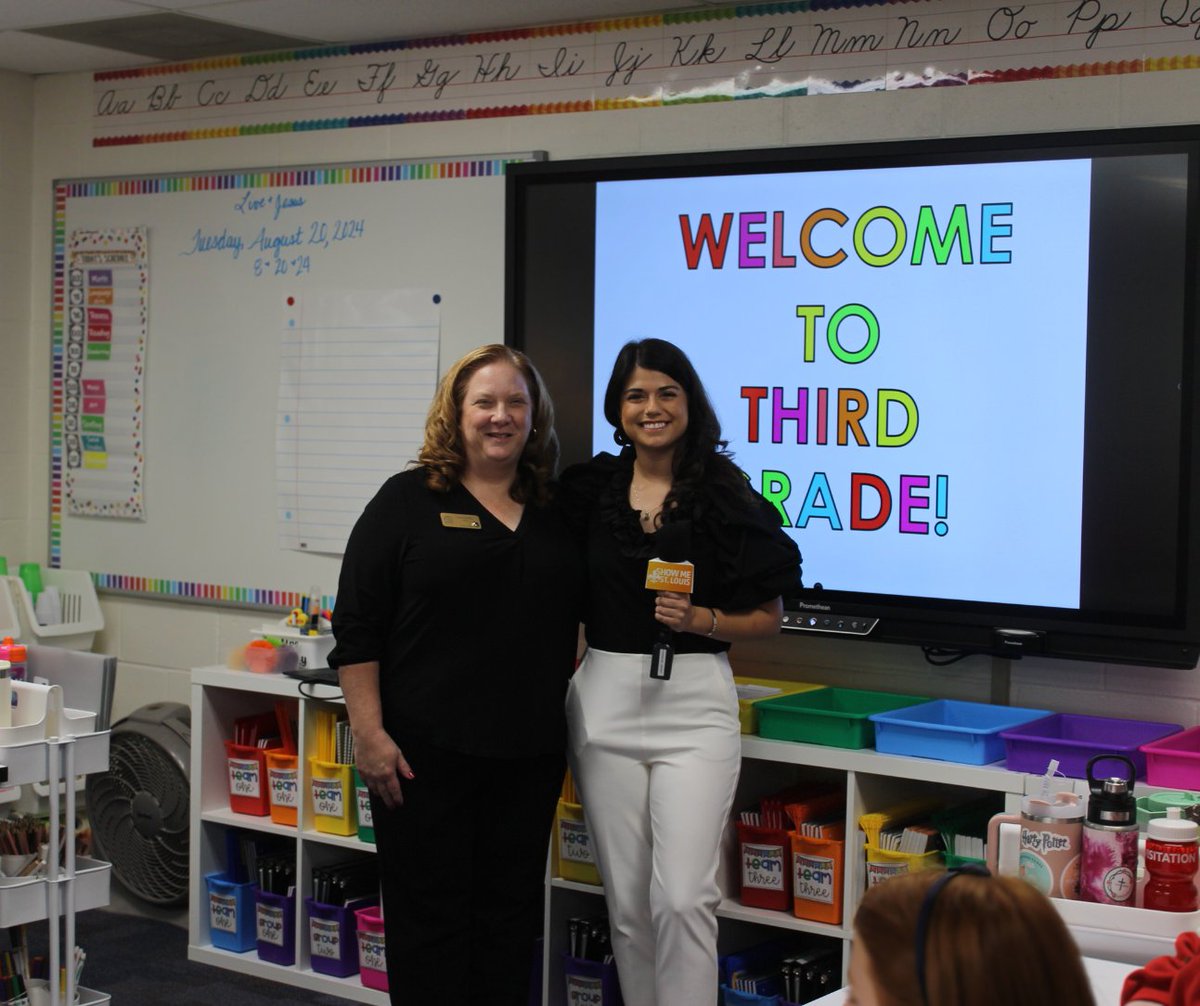 We had an incredible morning with @showmestlouis in Mrs. Gurley's class! Our phenomenal Grade 3 teacher, Mrs. Gurley is also the owner of The Teacher's Lounge - the top destination for educational materials St. Louis

Click here to watch the full segment shorturl.at/1vzXJ
