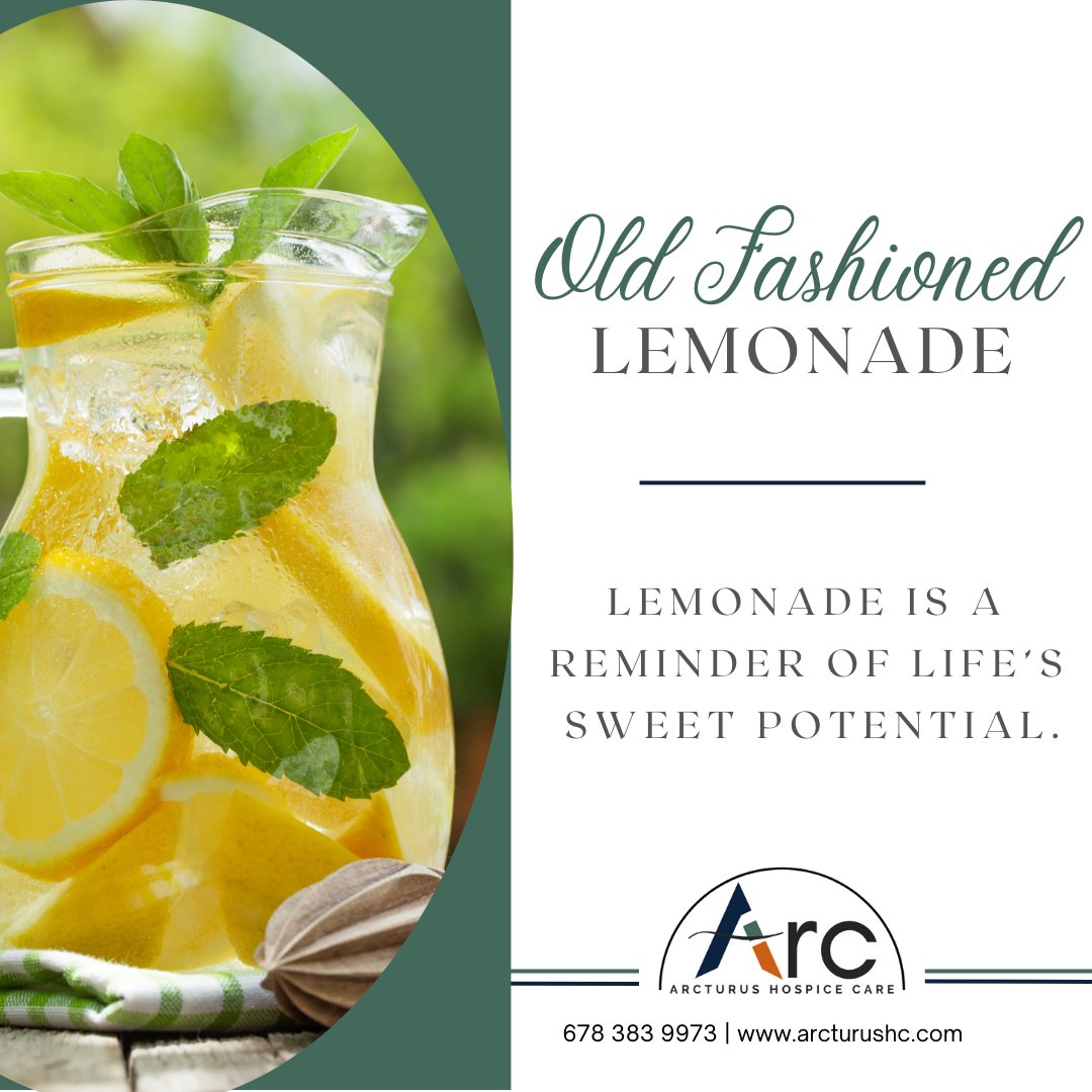 ArcturusCare's tweet photo. 🍋 Happy National Lemonade Day! 🍋
At Arcturus Hospice, we believe in making the most of every moment. Celebrate today with a refreshing glass of homemade lemonade! 

Enjoy this classic recipe with loved ones. 

#NationalLemonadeDay #HospiceCare #LemonadeRecipe #ArcturusHospice https://t.co/MW63BVVHfc