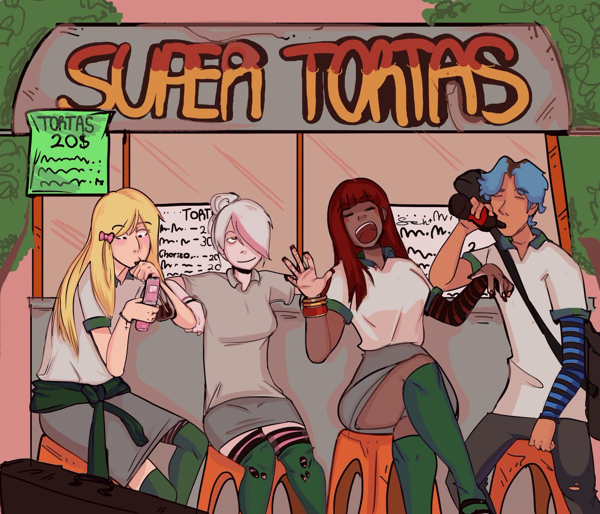 Los tois jejejejjeje
seme antojo una torta
#FNAFHS
