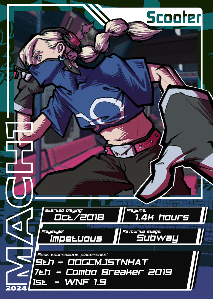 JJK_illust's tweet photo. We got another one of our BEST on the job - Scooter will be the SECOND COMMENTATOR for MACH1!!!!

Don't forget you can now BUY THESE CARDS over at

https://t.co/PyhMqnGP76 

as well as other sick MACH1 Merch!!
#LethalLeagueBlaze https://t.co/fwPhvjpKwq