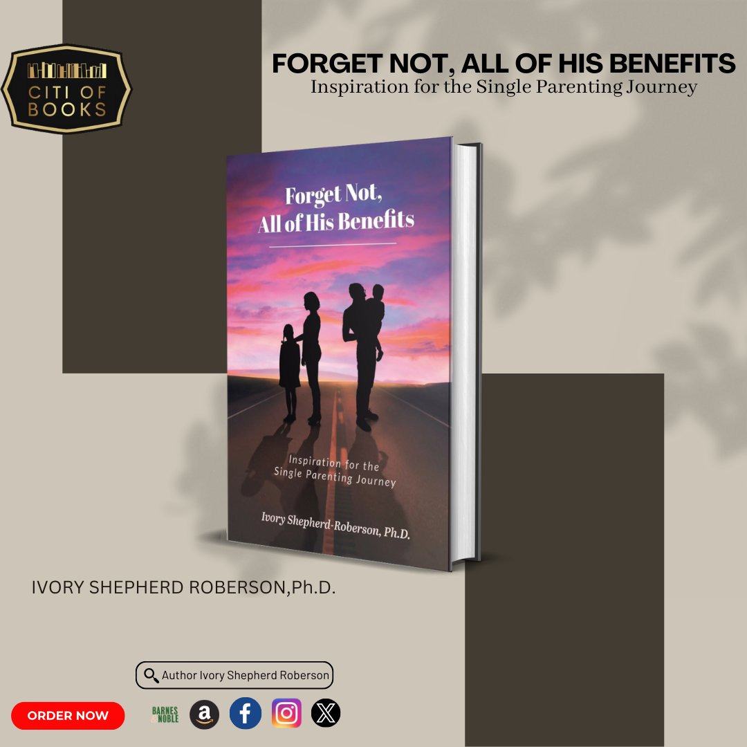CITIOFBOOKSINC's tweet photo. "Forget Not, All of His Benefits: Inspiration for the Single Parenting Journey" by Ivory Shepherd Roberson
#booksworthreading #Writerslift #WritingCommunity #BookClub #BooksofFacebook #Reels #BooksofInstagram #Bookstagram #mustread #citiofbooks #authorivoryshepherdroberson https://t.co/X4q1EisafT