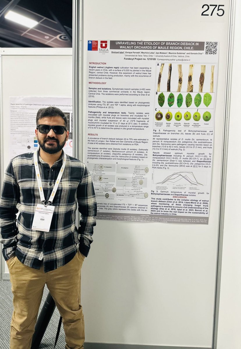 Destacamos a nuestr@s estudiantes del Doctorado en Ciencias Agrarias, Yadira Hernández, Liszoe Galdós y Shezhad Iqbal, quienes participaron en el “12th International Mycological Congress” en Maastricht, Países Bajos.