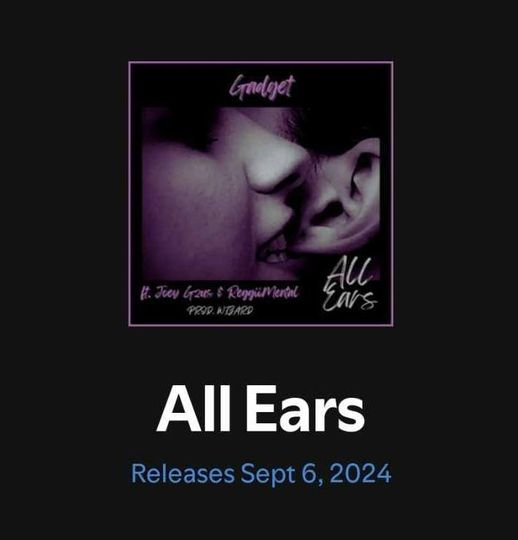 Gadget_MJM's tweet photo. @Gadget_MJM - All Ears ft. @joeygzus &amp; @reggiimental Prod by @WizardBeatsUK drops Sept 6th 2024 on @Millenniumjazz 

PreSave available here: https://t.co/JfMSg0O2rQ

Bless!!
#hiphopsoul https://t.co/S0NZU0HpYN