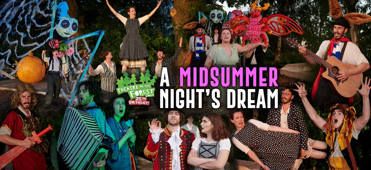 🚨LAST WEEK OF THEATRE IN THE FOREST! 🚨 
You only have until 24 August to catch A Midsummer Night’s Dream at Sutton Hoo National Trust and there are only a few tickets left! 

Box office: redrosechain.com/a-midsummer-ni…