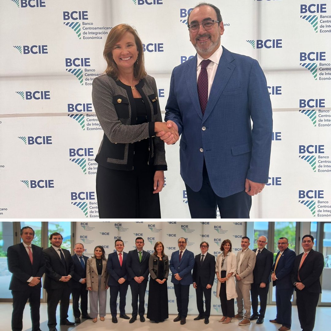 🇭🇳 Una delegación de CAF, liderada por nuestro presidente ejecutivo, <a href="/sergiodigra/">Sergio DiazGranados</a>, se reunió en la sede del BCIE en Tegucigalpa, Honduras, con representantes del Banco Centroamericano de Integración Económica (<a href="/BCIE_Org/">BCIE</a>), encabezados por su presidenta ejecutiva, Gisela Sánchez.