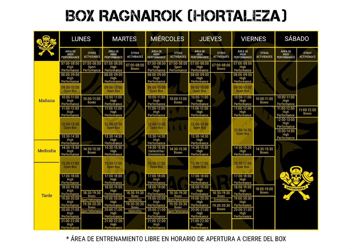 BoxRagnarok's tweet photo. Os presentamos los horarios que tendremos operativos en nuestros centros de Hortaleza , Barajas y Alcobendas a partir de septiembre. Os esperamos a todos para disfrutar el reto de superarse!!! 🏋‍♂️🏃‍♀️🤸‍♀️🥊 https://t.co/71cdCswUON