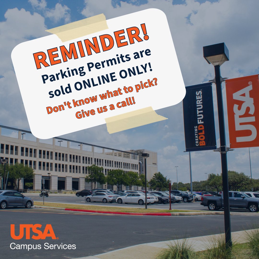 ParkMobile, Campus Services, UTSA