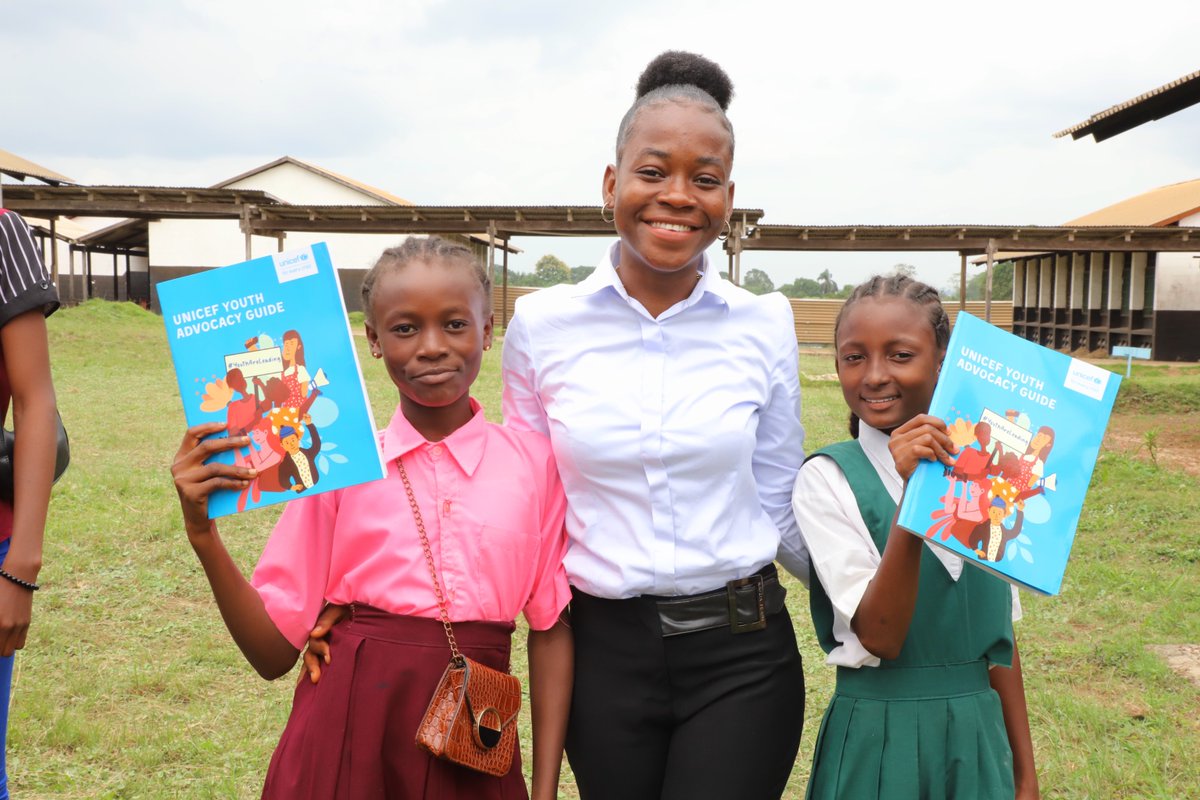 Empowering adolescents to advocate for change! ✊ UNICEF is supporting buddy clubs, engaging girls' advisory panels, &amp; training youth on advocacy to address school-related gender-based violence. #YouthEmpowerment #GenderEquality #UNICEF