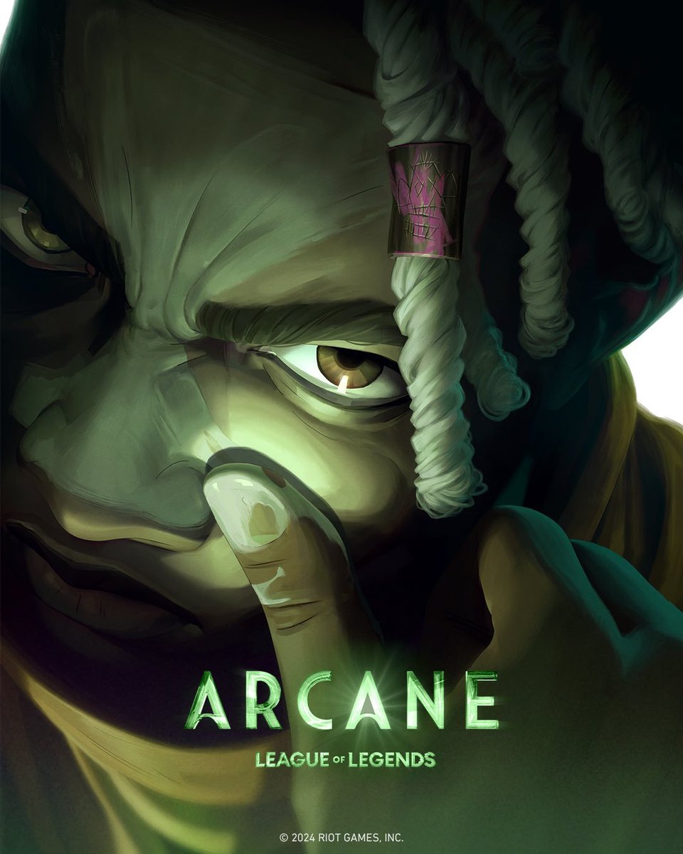 Novo poster da segunda temporada de Arcane divulgada pela <a href="/riotgames/">Riot Games</a> 

#LOL #LeagueOfLegends #ARCANE #ArcaneArt