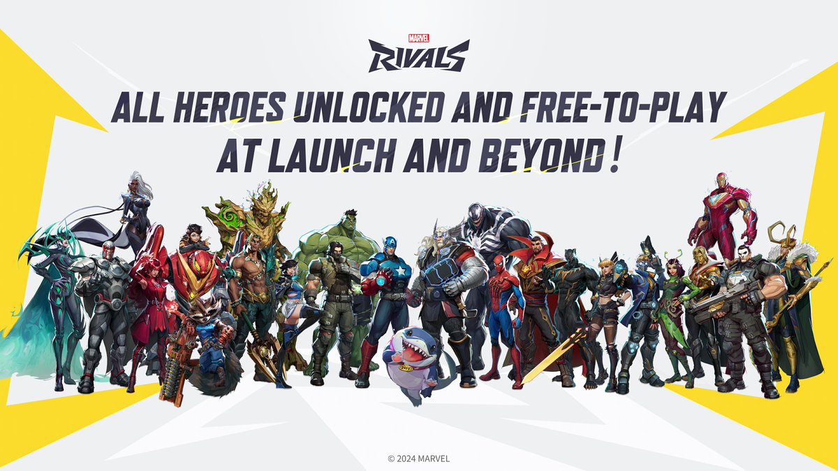 ⏳ All heroes unlocked and free-to-play at launch and beyond!

It's time to Team-Up and save the timestream from collapsing! Choose your hero and assemble your friends to battle in this epic showdown together.

Wishlist now on:
Steam: store.steampowered.com/app/2767030/Ma…
PlayStation: