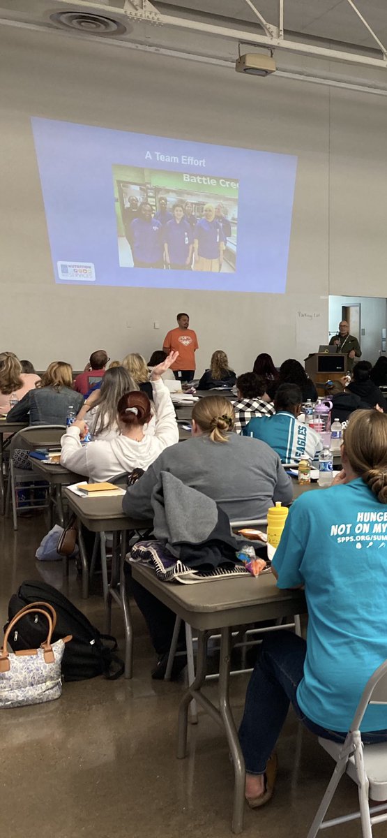 It’s time for back to school training! Every year we gather to learn, refresh, and reset for the new school year so our staff can all be at their best when students walk through the door. It’s a great time, and we can’t wait to see them all again. 🫶<a href="/SPPS_News/">Saint Paul Public Schools</a> #schoolnutrition