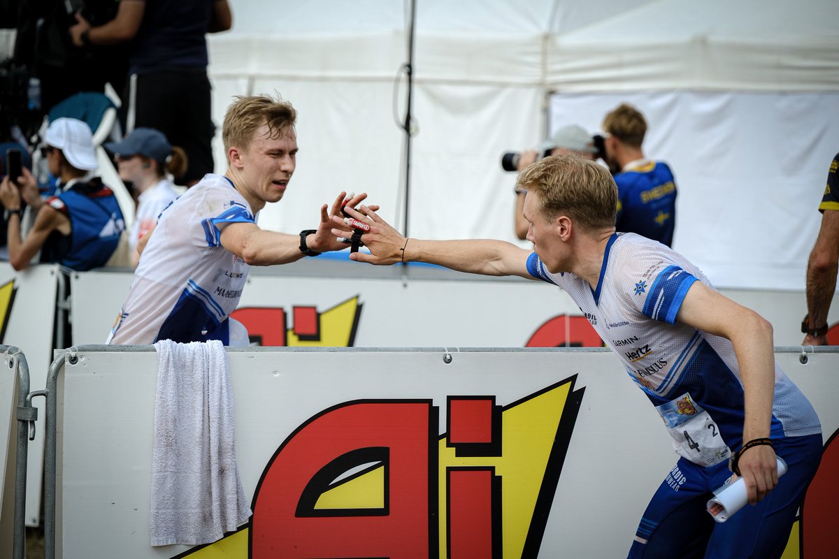 Suunnistuksen EM-kilpailut päättyivät viesteihin.
Suomen miesten joukkue suunnisti neljänneksi ja naiset viidennelle sijalle.

suunnistusliitto.fi/2024/08/suomen…