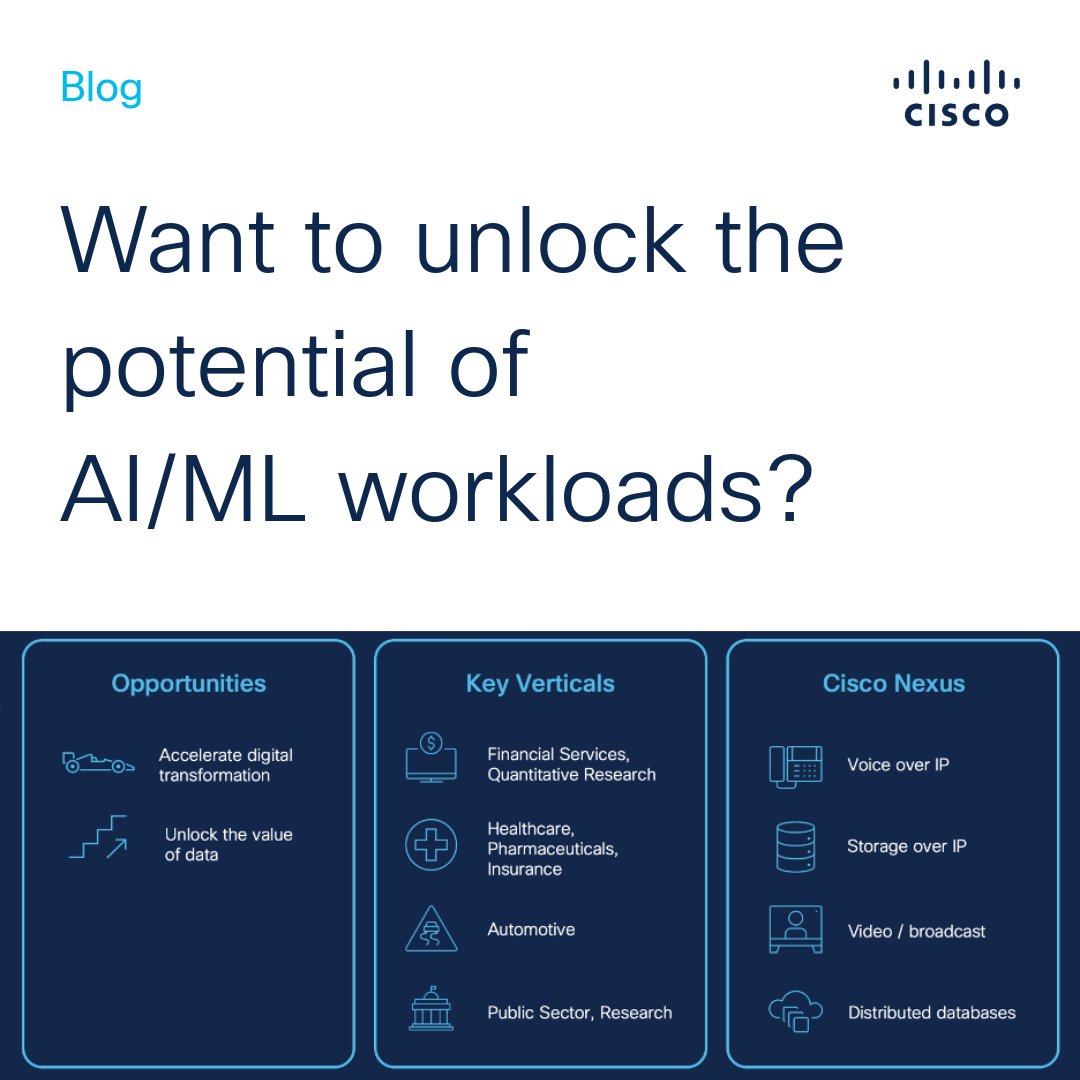 Pat_Patterson_V's tweet photo. Your #AI implementation journey just got a lot simpler. Learn how @Cisco solutions make meeting performance requirements a breeze 🌬️ so you can focus on new opportunities.

Read on 👇🏾 
https://t.co/xjDggAts3F
 
@ciscoDC https://t.co/v8EdiZ8GRE