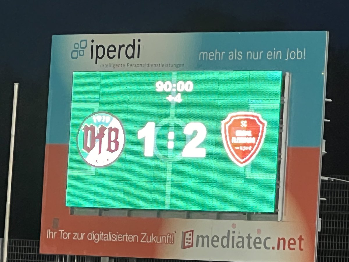 wolfgangbaasch's tweet photo. Endstand VfB verliert. Leider. Auf geht’s VfB im nächsten Spiel. https://t.co/tS4zV28vZN