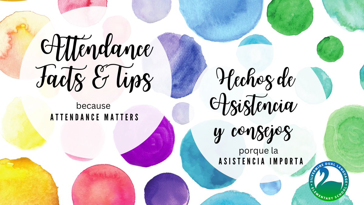 SilvermineDLMS's tweet photo. It's Tuesday - Attendance Facts Tuesday, that is. 

Es martes, martes de hechos de asistencia, claro está. https://t.co/MNUfWYw9GS