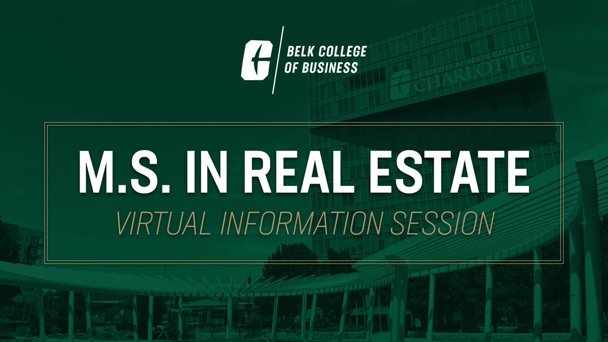 Charlotte's Childress Klein Center for Real Estate tweet media