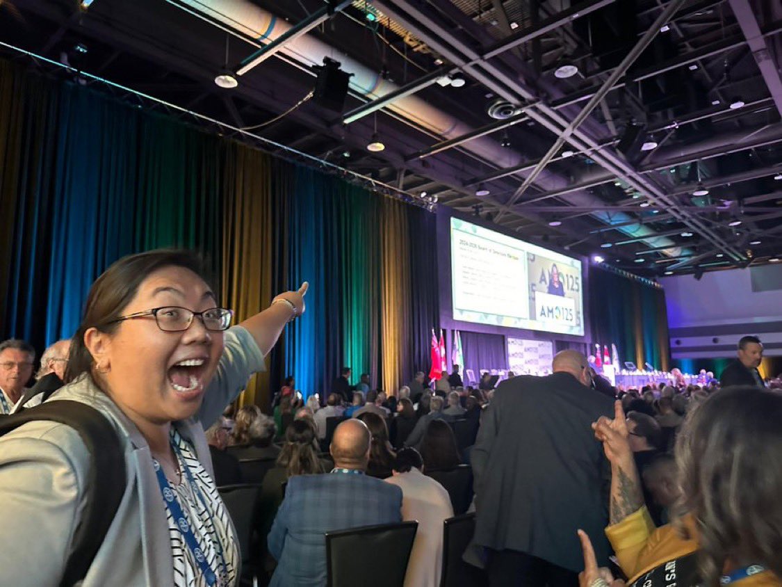 Congratulations <a href="/HamOntWard4/">Tammy Hwang</a> for being re-elected to <a href="/AMOPolicy/">AMO</a> Board of Directors. You are a proven collaborator who understands the collective and unique needs of municipalities whether urban, rural, big and small! #AMO2024 #AMO125