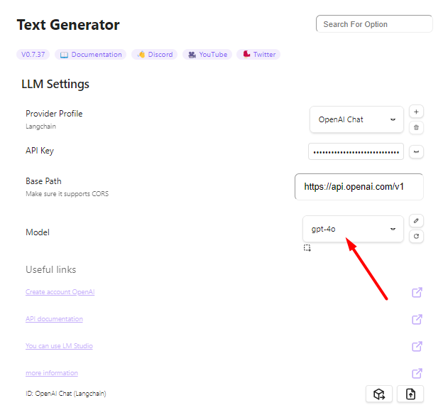 Text Generator Plugin tweet media