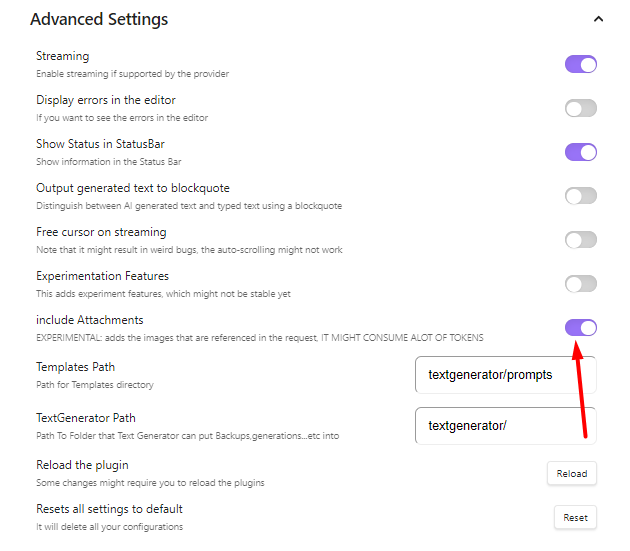 Text Generator Plugin tweet media