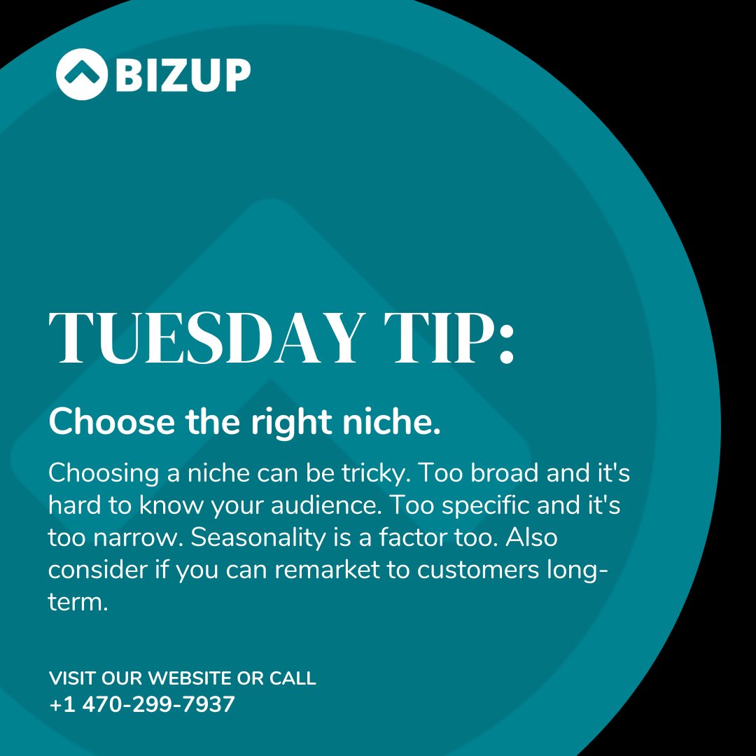 PRO TIP: Identify specific problems your business can solve; this is your niche.