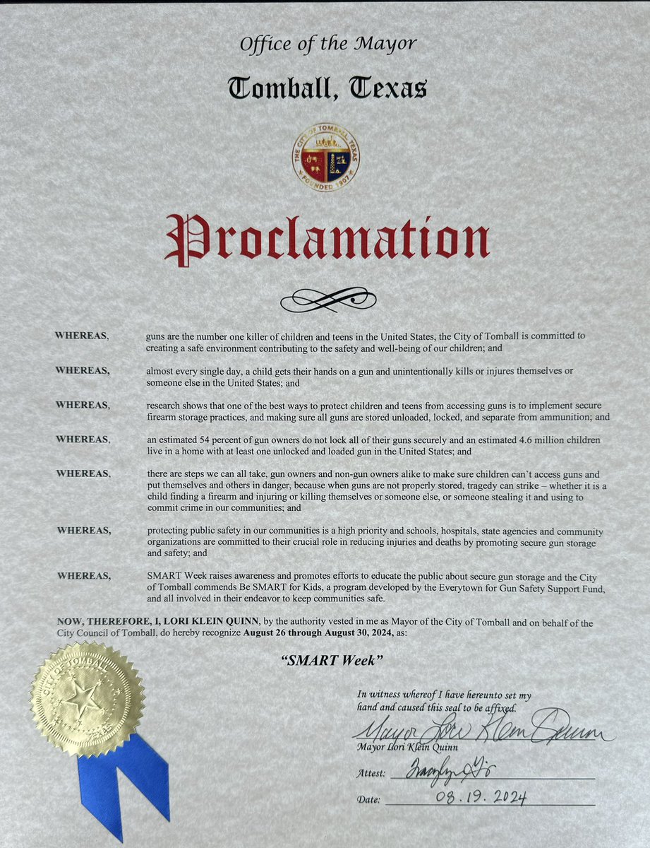 Mom4gunsensetx1's tweet photo. Our local #TX rural city council knows that securing our firearms saves lives and that those lives might be your own or a loved one’s.   #SMART  #SuicidePrevention #VeteransLivesMatter  @Everytown #988 https://t.co/MVns6Fid8e