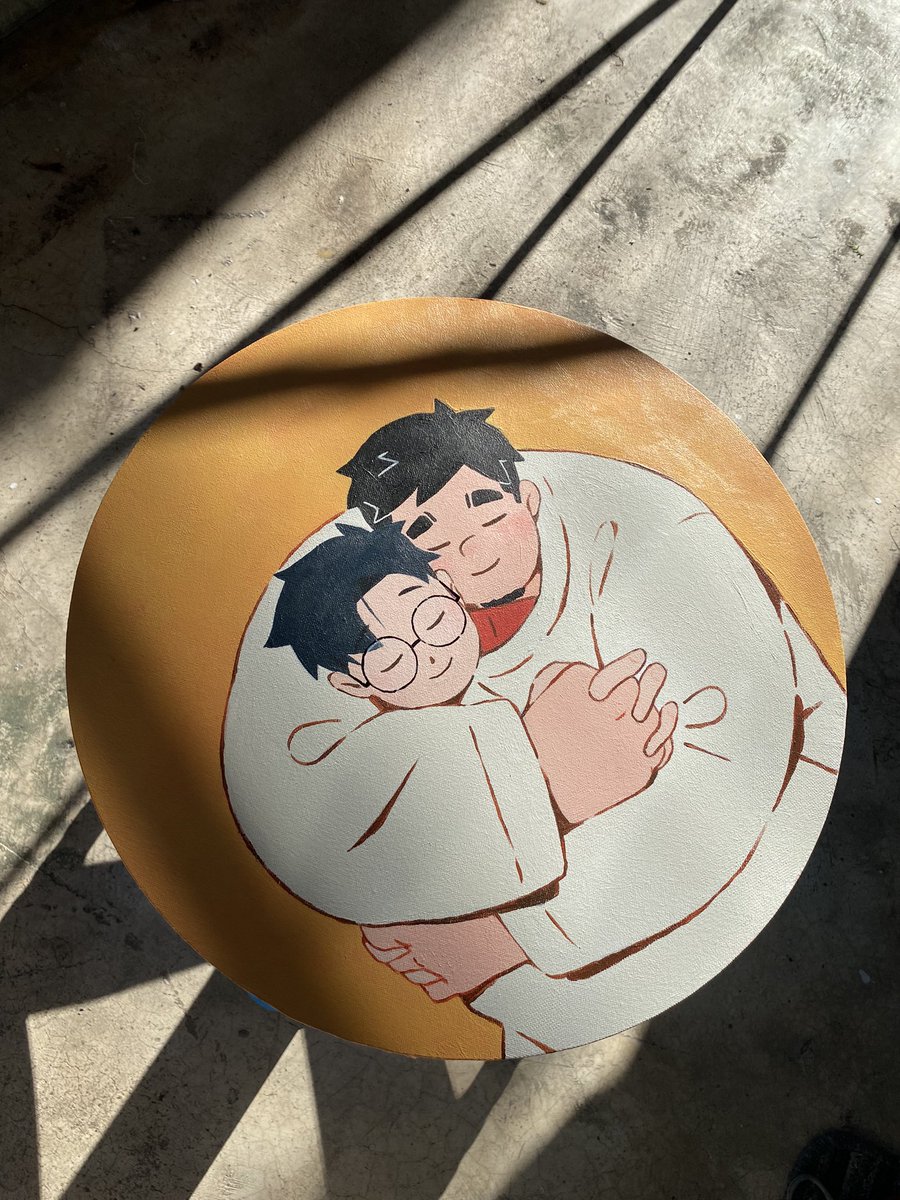 The Hug
Acrylic on canvas