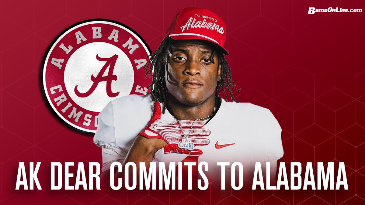 BOL_On3's tweet photo. The BOL recruiting gurus dropped predictions for AK Dear to Alabama in June (prior to the decommitment from Ole Miss). 

@TimWatts_BOL and @AndrewJBone share their thoughts on the massive addition to the Crimson Tide's class!

WATCH: https://t.co/D1u6MbLnBE

#RollTide https://t.co/rblx8IeSiC