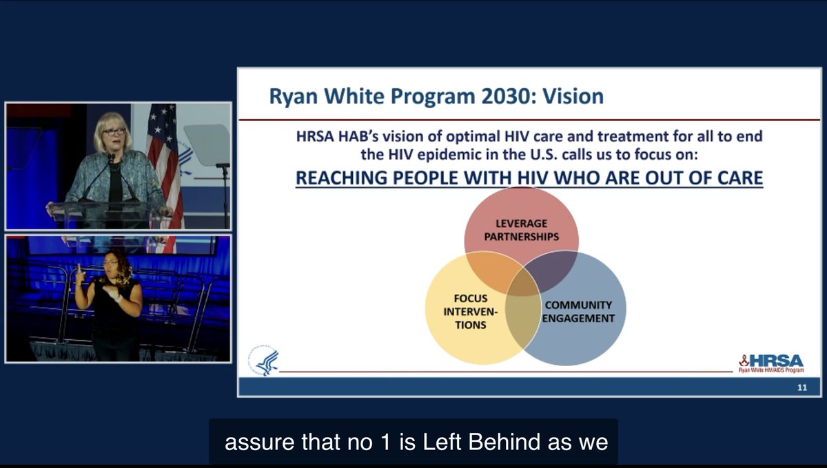 On ending the HIV epidemic : “ …assure no one is left behind…” Dr. Laura Cheever, MD, ScM (8.20.2024) National Ryan White Conference on HIV &amp; Treatment   #ryanwhiteconference2024