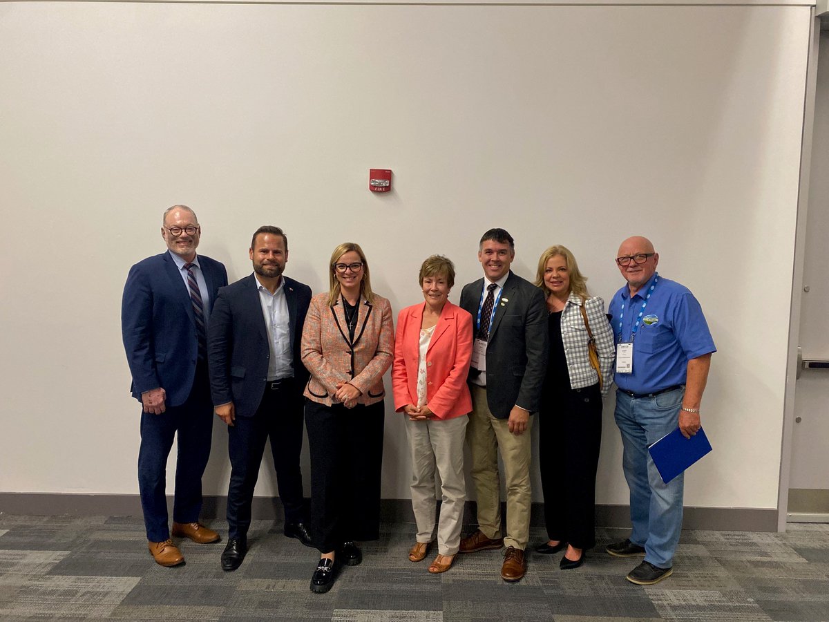 Campbellford Memorial Hospital (@campbellfordh) on Twitter photo Yesterday, our CEO & Board Chair met with Minister <a href="/NatKusendova/">Natalia Kusendova-Bashta</a> at #AMO2024, joined by <a href="/DavidPiccini/">David Piccini</a>, Mayor Crate, Deputy Mayor Metcalf & Omni Quality Living. We discussed our planned redevelopment & proposed 128-bed LTC home. More: cmh.ca/redevelopment
#Healthcare #LTC Yesterday, our CEO & Board Chair met with Minister <a href="/NatKusendova/">Natalia Kusendova-Bashta</a> at #AMO2024, joined by <a href="/DavidPiccini/">David Piccini</a>, Mayor Crate, Deputy Mayor Metcalf & Omni Quality Living. We discussed our planned redevelopment & proposed 128-bed LTC home. More: cmh.ca/redevelopment
#Healthcare #LTC