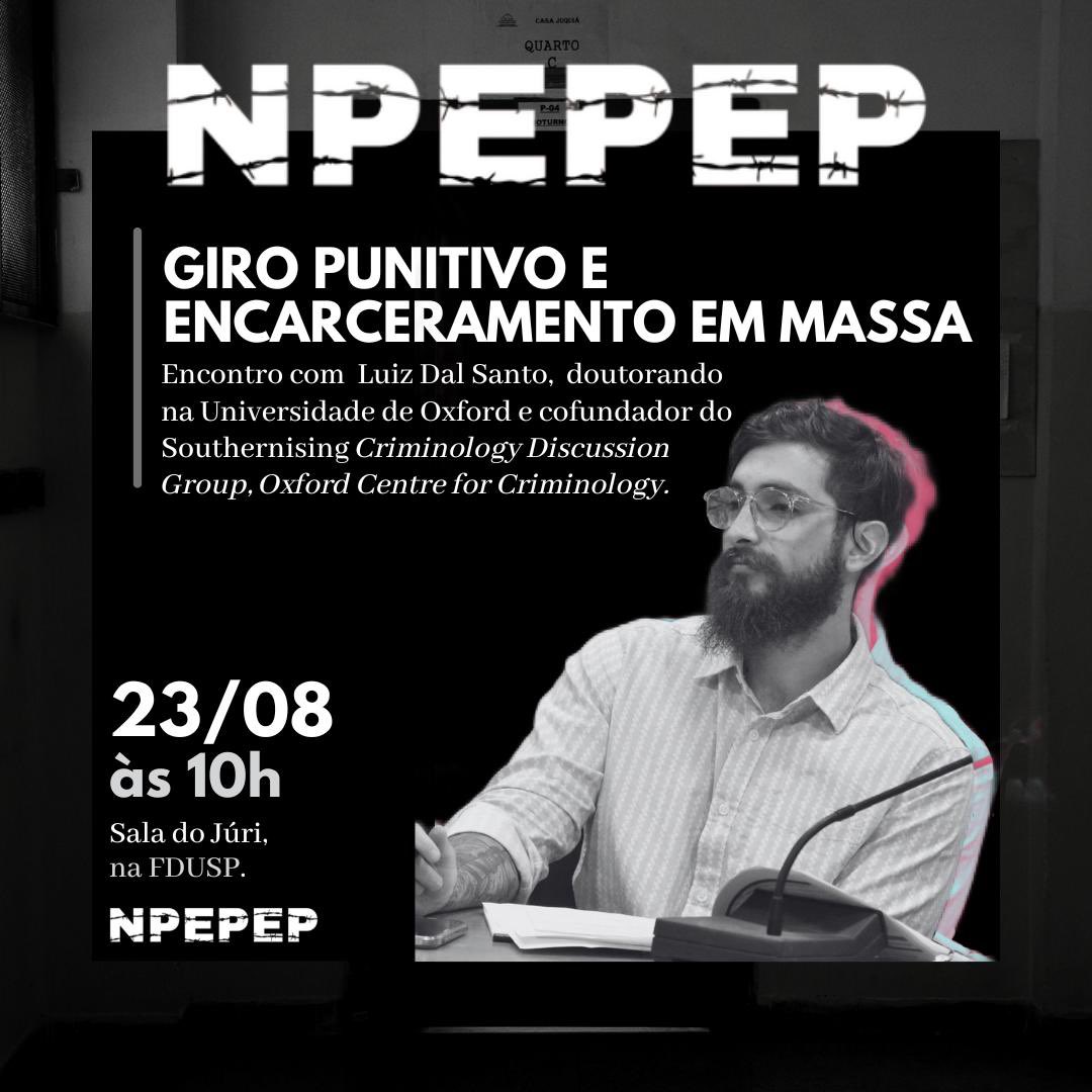 Pessoal de São Paulo, estarei na <a href="/de_usp/">Faculdade de Direito da USP</a> nesta sexta, dia 23, às 10h