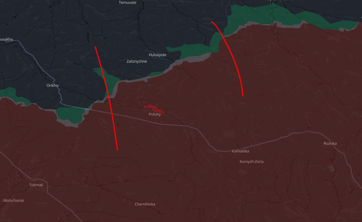 osintpeace's tweet photo. ⚡️Pro-#Russia 🇷🇺 telegrams report the start of an offensive by #Ukraine 🇺🇦 in the #Polohy district of #Zaporizhzhia https://t.co/OQgaXUKxNm