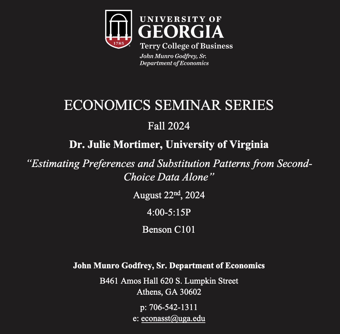 Terry College ECON tweet media