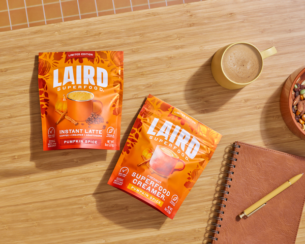 Fall is in the air 🍂! It's time for everyone's favorite - our Pumpkin Spice Instant Latte, Single Serves, and Bars are back! Stay tuned for upcoming delicious recipes. Tap the link to shop now! bit.ly/3SF0YUl
#LairdSuperfood #PSL #PumpkinSpice #FallSeason
