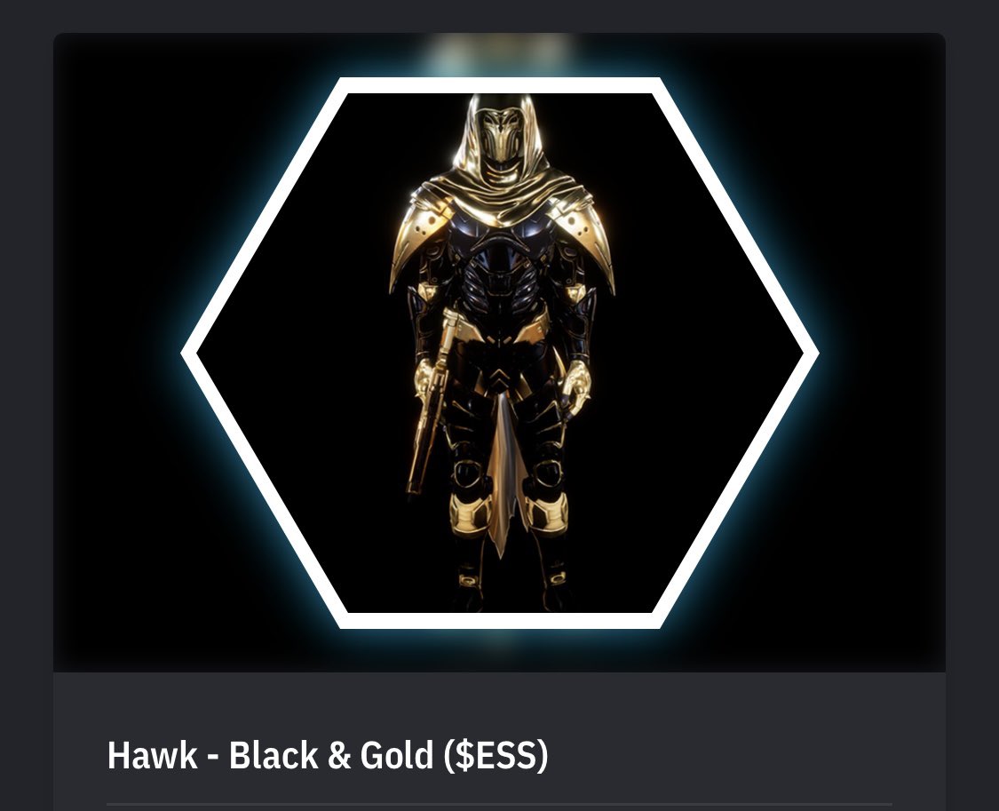 🔥🔥 GIVEAWAY 🔥🔥
Epic #Earth2 Black and Gold HAWK skin

Like &amp; Retweet this post
AND comment below with a link to your favourite E2 Valhalla Megacity property that you own (extra points if the property has a super Viking or ridiculous name) 💪🍻🥓 

Winner announced in 24 hrs