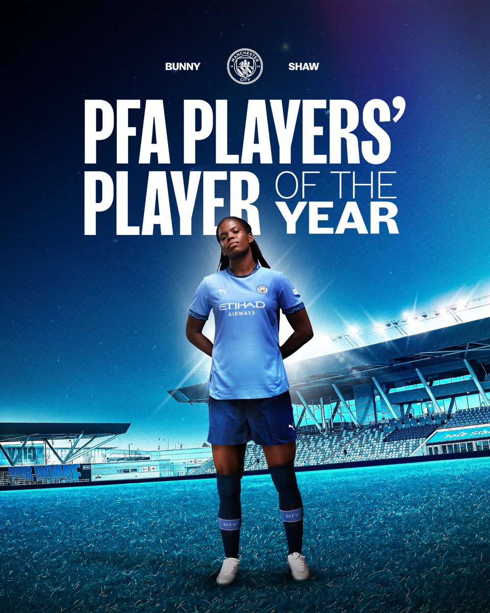Bunny Shaw wins the <a href="/PFA/">PFA</a> Women's Players' Player of the Year award! 🤩

Well deserved, Bunny! 👏