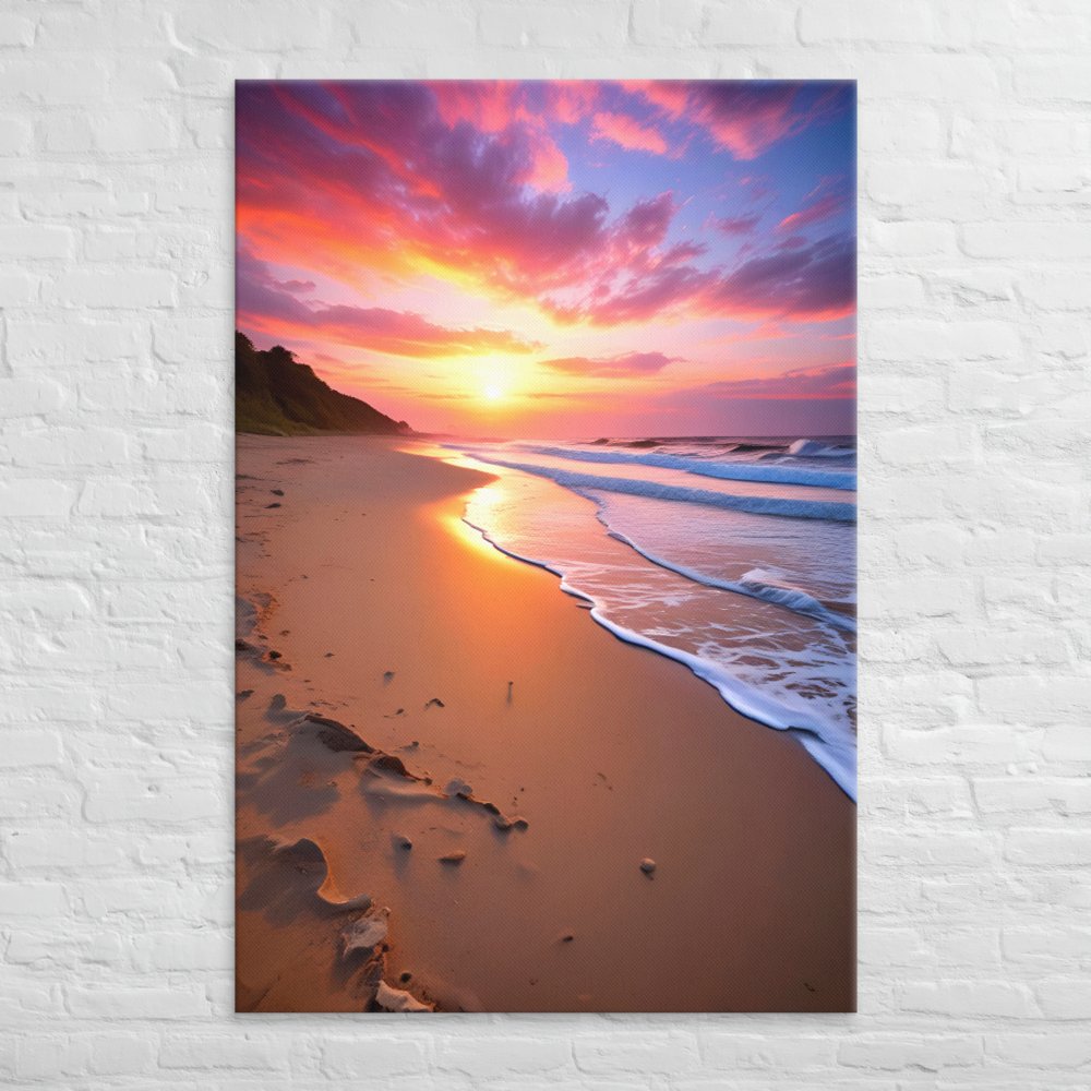 Here is one of my new canvas wraps, I have these in 7 sizes up to 40"x60". caseyartprints.com 
#canvaswraps #wallart #artprints #seascape #ocean #beach #sunset #coastal #beachsunset