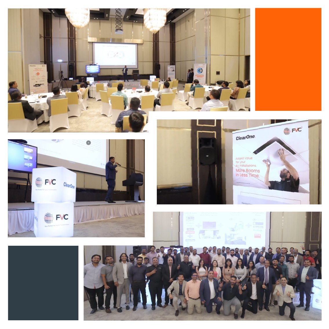 Great success at the ClearOne and FVC partner launch event in Dubai! It was fantastic connecting with industry peers and exploring how our collaboration can add value to the AV installations.Thanks to over 60 solution architects who attended for making it such an inspiring event.
