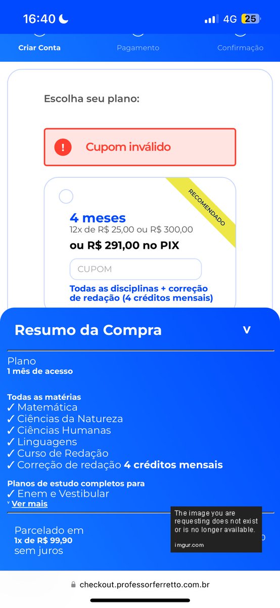 studymarisi's tweet image. alguem me ajudaa nn consigo por cupom