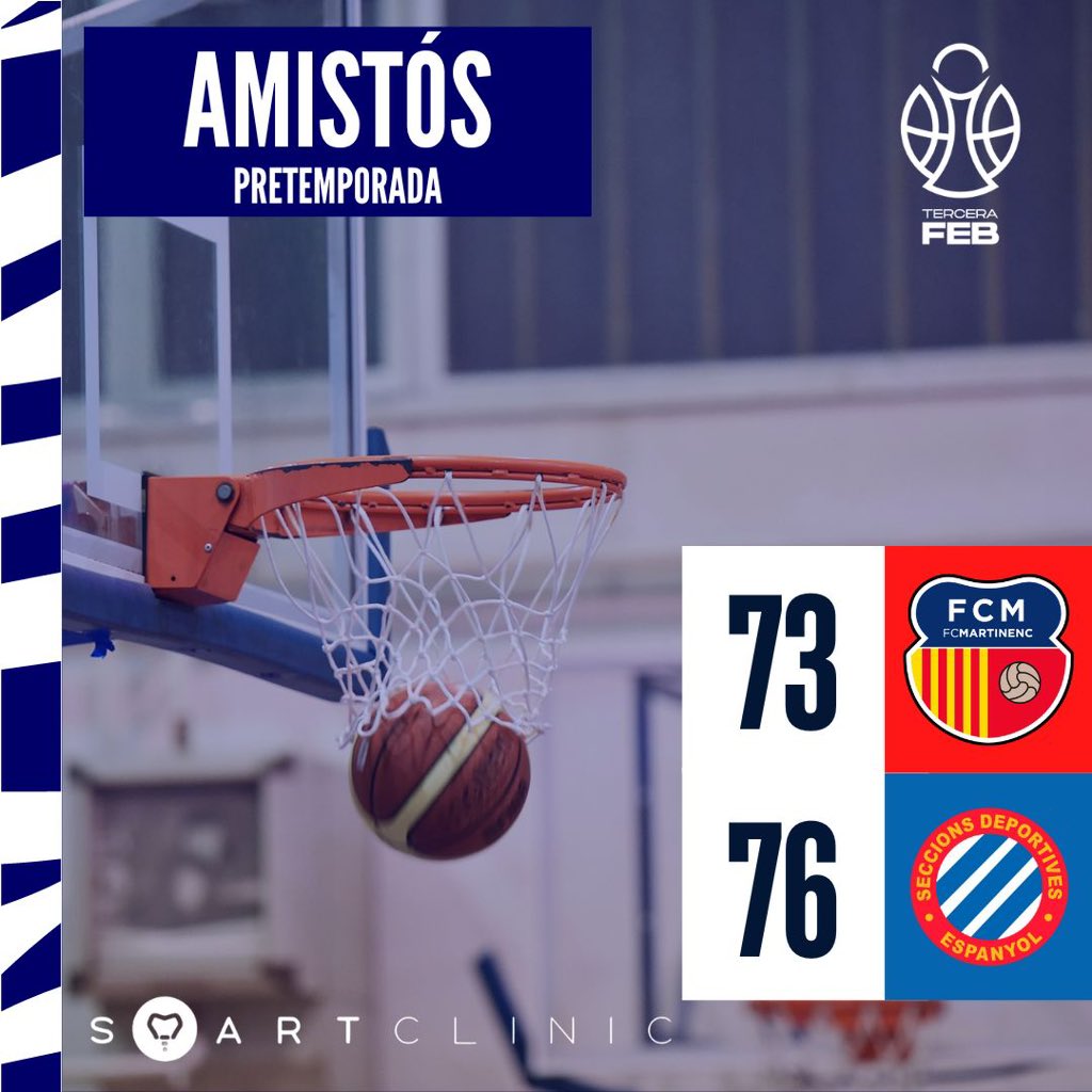 🏀Els homes de Sunyol Costa superen el primer amistós davant el FC Martinenc de Supercopa Catalunya per la mínima.

Seguim amb la preparació per la temporada oficial.