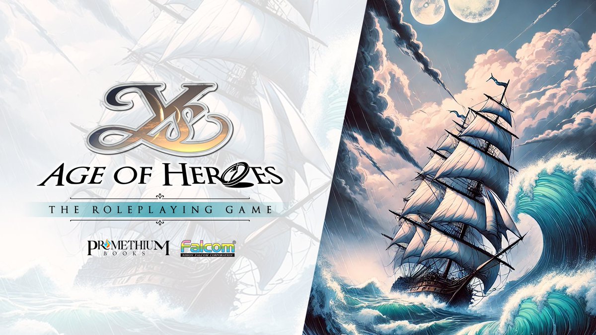 DigitalEmelas's tweet image. Did you know?
#Ys: Age of Heroes contains pages and pages and pages and pages of lore. It also includes areas such as Garman, central Romn, the Alp, Britai and more. Game Masters familiar with the video games will easily spot easter eggs hidden throughout.