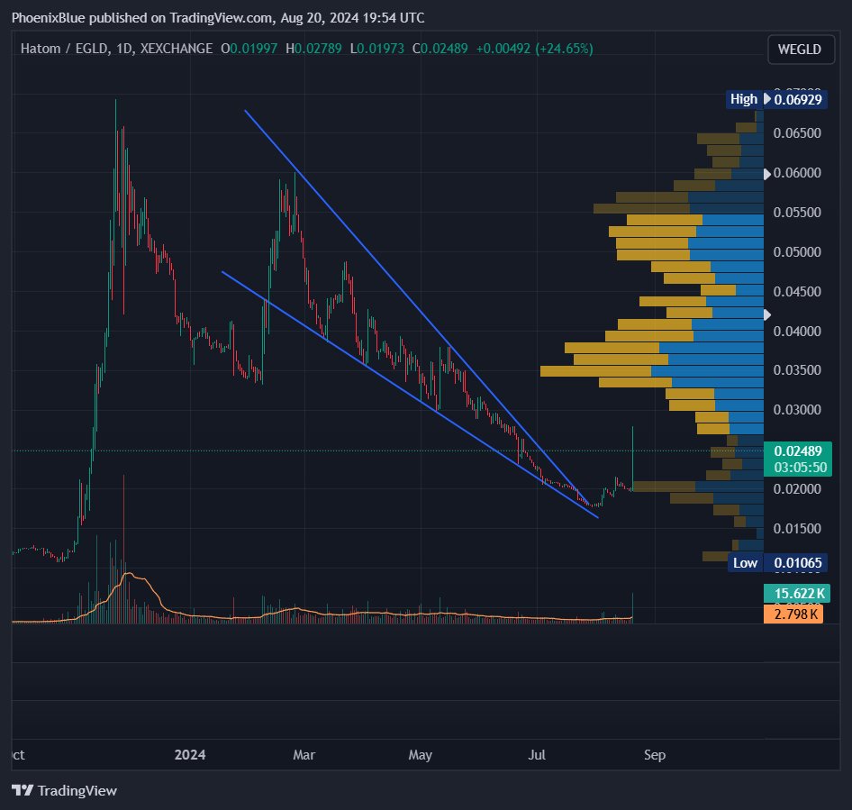 Remember this: HTM FOMO is coming 

A candle like this, tends to be followed with more similar candles.

Just the beginning. 🤫

You're still early. 

FOMO persists, especially for a high quality project.